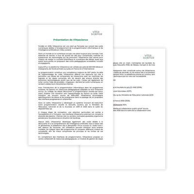 FR - Présentation Vittascience